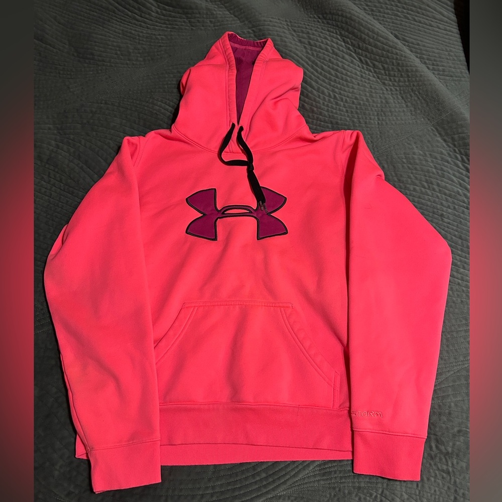 Under Armour Hot Pink Hoodie - women’s large